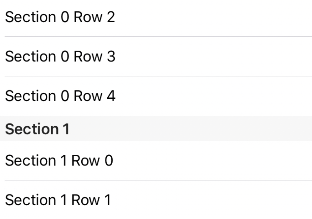 UITableViewControllers example